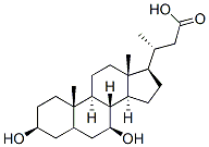 24-Norursodeoxycholic acid  Structure